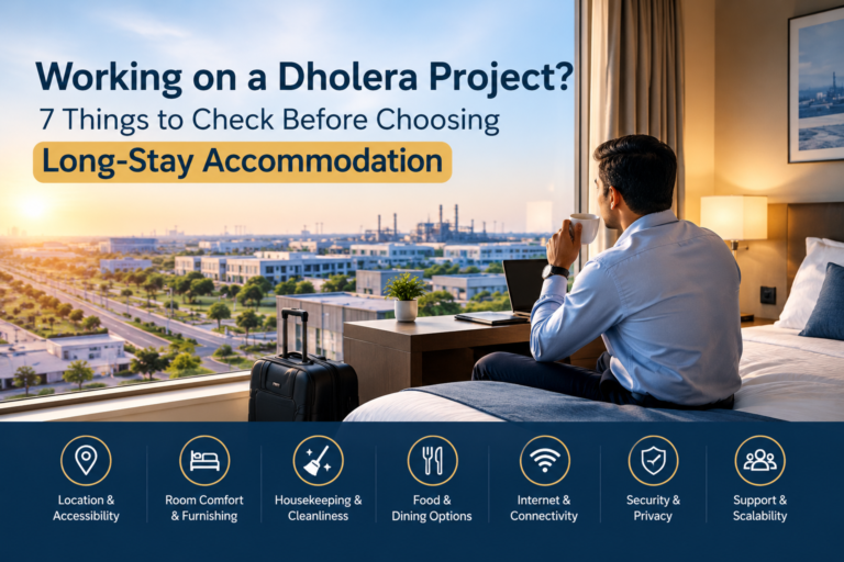 Long-stay accommodation in Dholera